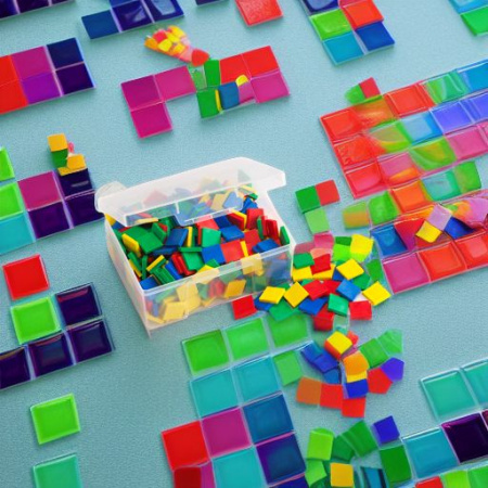 Счетный материал Плитки цветные