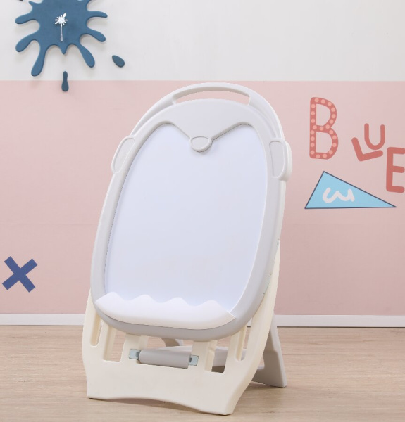 Развивающий детский мольберт UNIX Kids серый