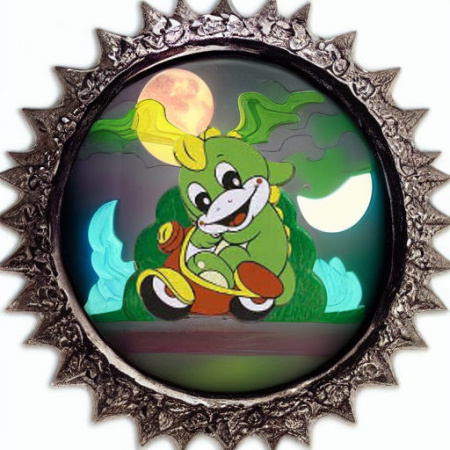 Ночник ДРАКОНЧИК НА МОПЕДЕ Arance