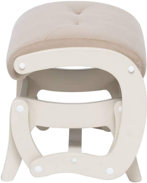 Пуф-глайдер Milli Кьяра (слоновая кость, ткань V18)