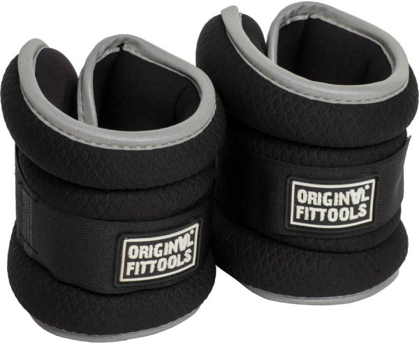 Комплект утяжелителей весом 1,5 кг (пара) черные Original Fit.Tools