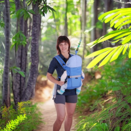 Рюкзак-кенгуру BabyActive Simple, голубой Чудо-Чадо