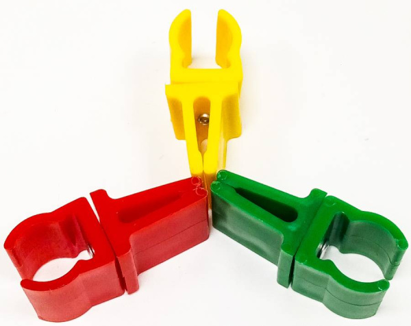 Клипса Палка-обруч плоский, 1 штука Тех-пласт