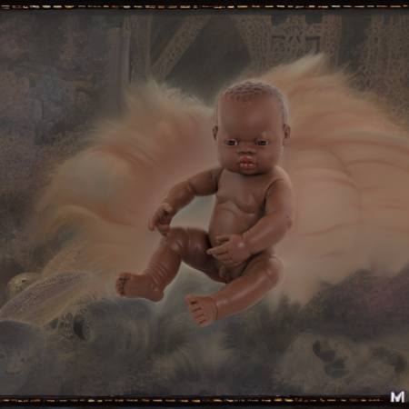 Кукла Мальчик африканец 40 см