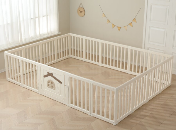 Детский игровой манеж UNIX Kids Classic Tree House 200x280 см Camel