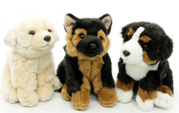 Игрушка мягкая Собака 19 см в ассортименте LEOSCO