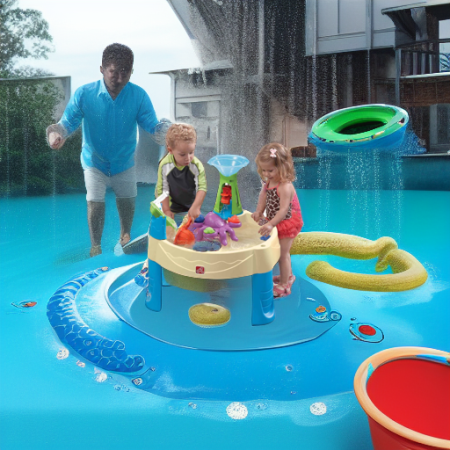 Столик для игр с водой Осьминожка