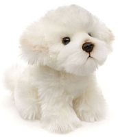 Игрушка мягкая Собачка Бишон 18 см LEOSCO