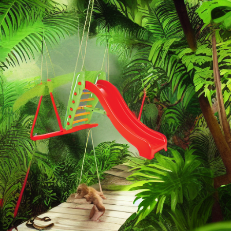 Детская горка Обезьянка Pilsan