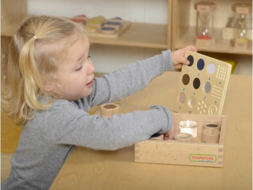 Набор Тактильные бочонки в ящике Masterkids