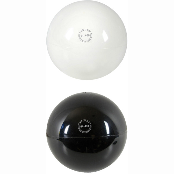 Мяч гимнастический для фитнеса Ритмика Ritmic 400 Competition 17 см черный Ledraplastic