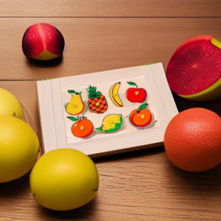 Рамка-вкладыш Фрукты ЛЭМ