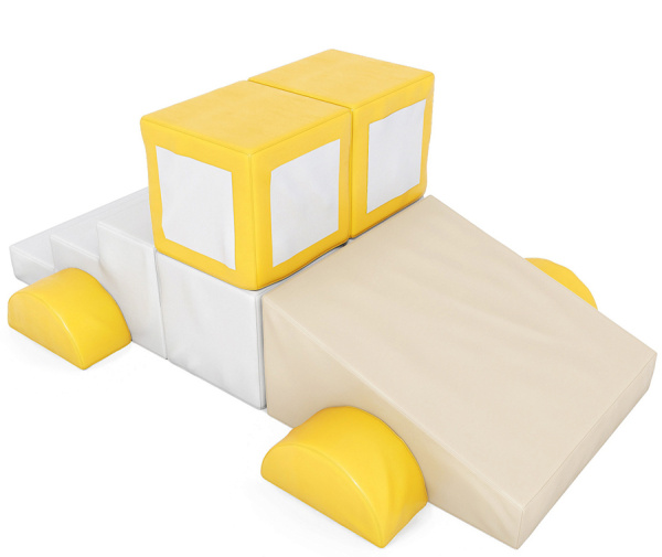 Мягкие игровые блоки Машина Pastel Romana