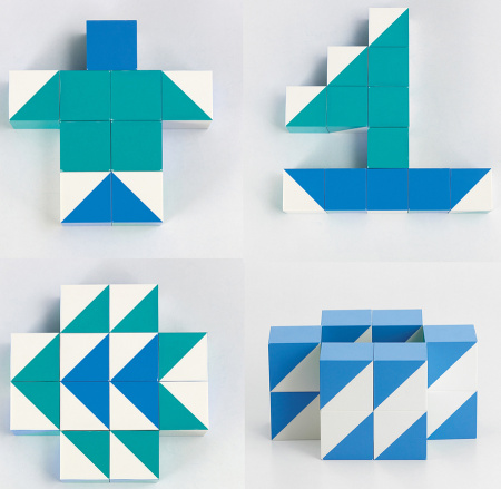 Кубики геометрические Океан, 16 штук Weplay