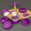 Набор перкуссии 6 предметов фиолетовый Flight