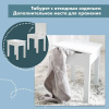 Детское трюмо с табуретом белое Roba