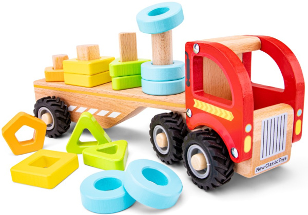 Пирамидка-сортер Грузовик New Classic Toys