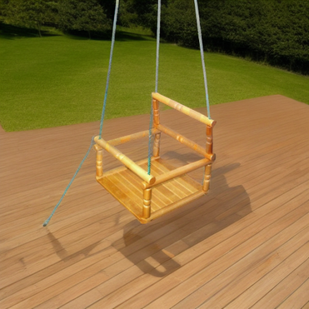 Качели деревянные детские
