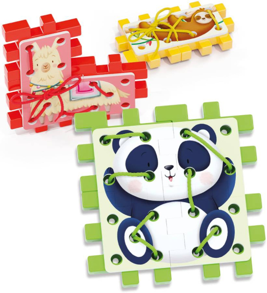 Мозаика-шнуровка Creativo Lacing Puzzle Quercetti