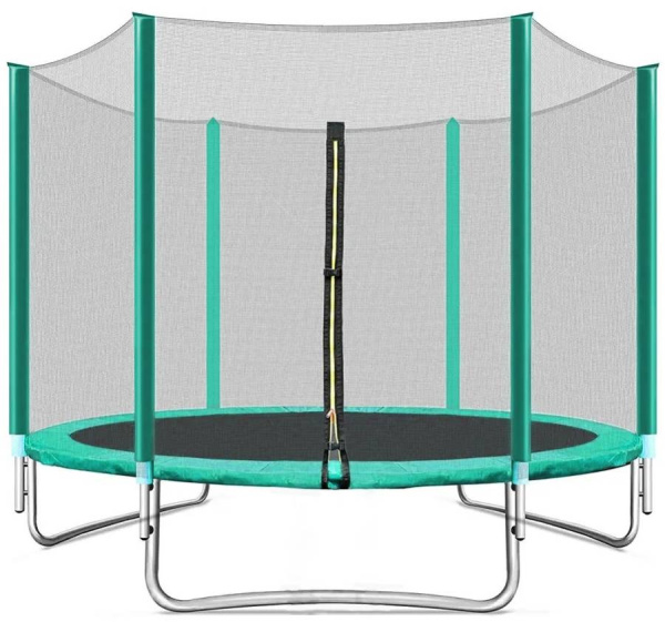 Батут с защитной сеткой ACTIVITY 8 2,4 м зеленый Perfetto Sport