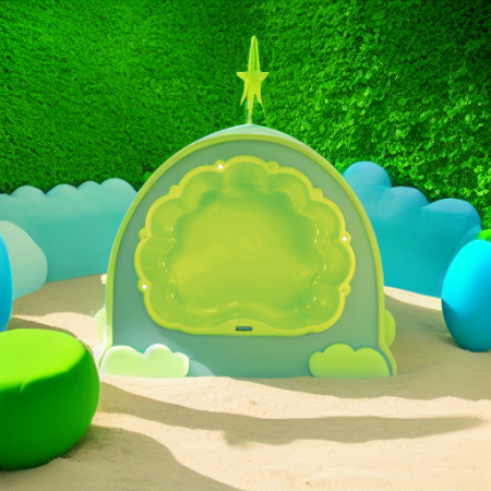 Песочница Облачко зеленая Paradiso