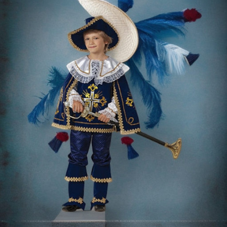 Мушкетер короля синий