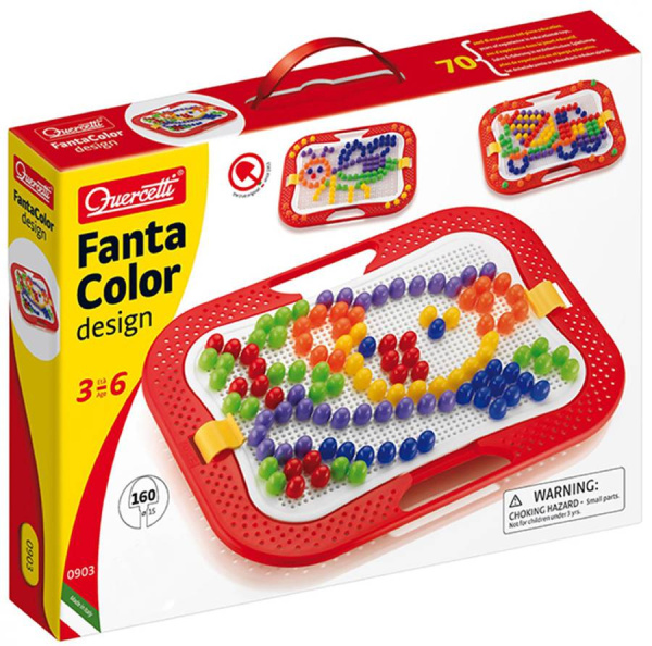 Мозаика FantaColor 15 мм 160 деталей Quercetti