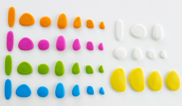 Набор Радужные камешки Флюро 39 штук с карточками EDX Education