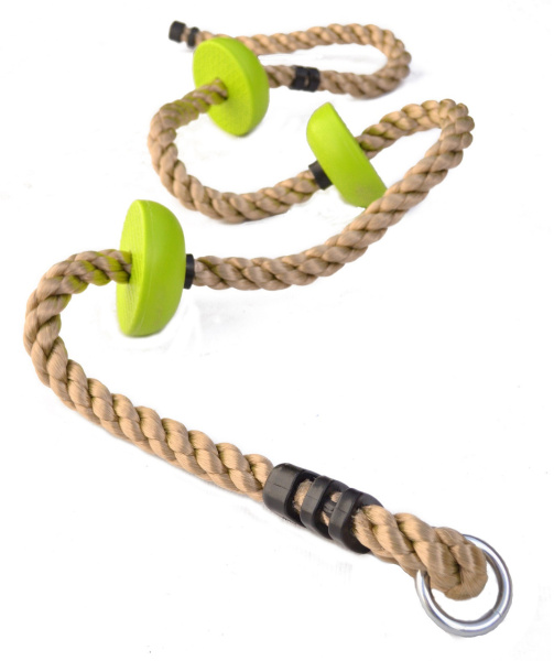 Канат с зацепами салатовый