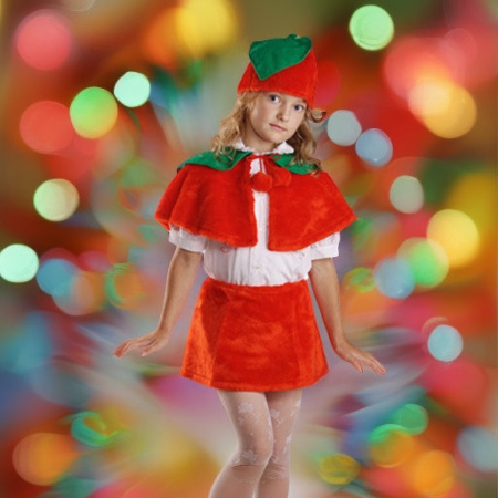 Вишенка плюшевая, рост 122-128 КарнавалиЯ