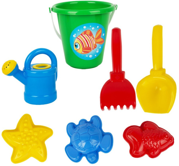 Песочный набор Дружок 7 предметов СТРОМ