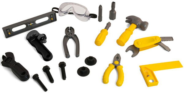 Набор Слесарные инструменты в чемоданчике, 17 предметов Miniland