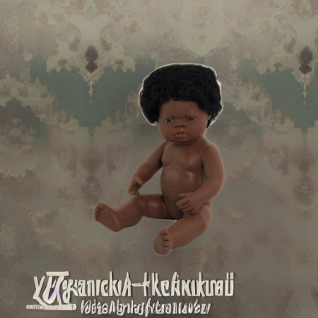 Кукла Девочка африканка 38 см