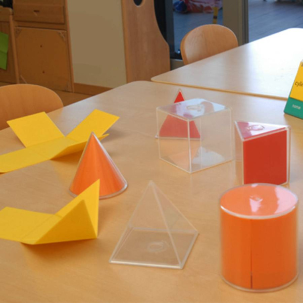 Набор Фигуры геометрические складные 2D в 3D, 8 штук EDX Education