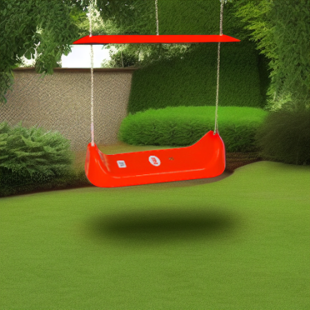 Качели подвесные уличные Dolu красный