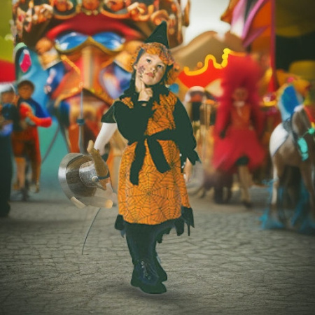 Ведьмочка, рост 110 Widmann