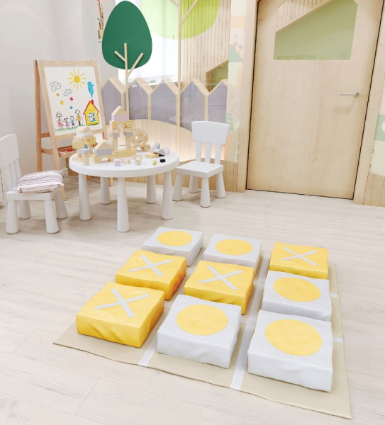 Мягкие игровые модули Крестики-нолики Pastel Romana