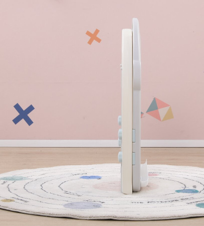 Развивающий детский мольберт UNIX Kids серый