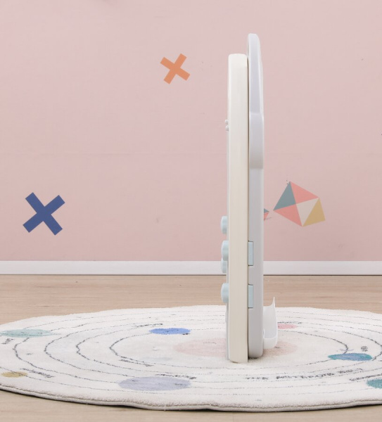 Развивающий детский мольберт UNIX Kids серый