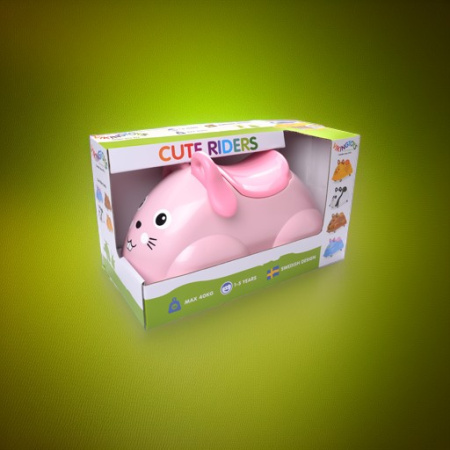 Пушкар Cute Rider Кролик, в подарочной упаковке