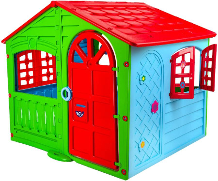 Игровой домик красный/голубой/зеленый PalPlay