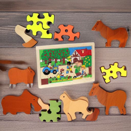 Пазл деревянный Ферма ЛЭМ