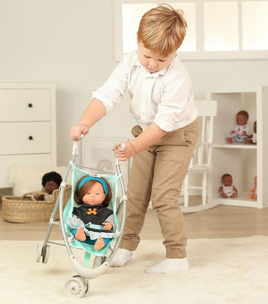 Коляска для куклы прогулочная Miniland