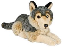 Игрушка мягкая Волк лежащий 21 см LEOSCO