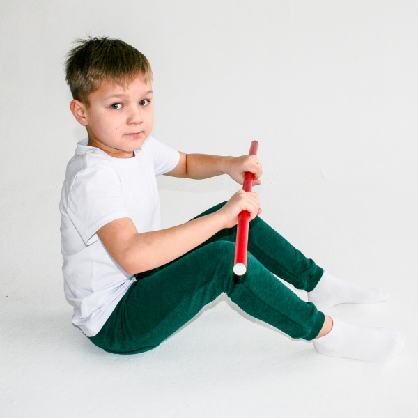 Палка гимнастическая 100 см диаметр 2 см, 1 штука Тех-пласт