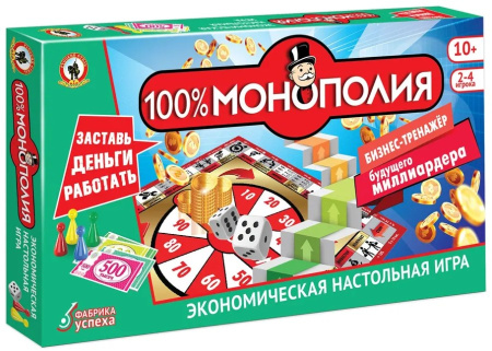 Настольная игра 100% Монополия Русский стиль