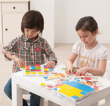 Геометрическая мозаика-пазл, 75 элементов Weplay