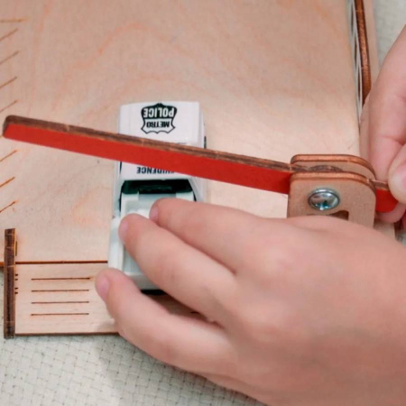 Парковка деревянная с краном M-WOOD