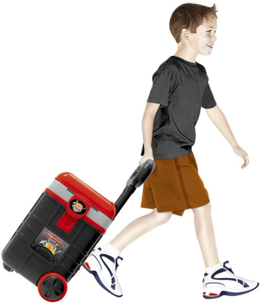 Игровой набор Юный механик в чемоданчике на колесах, 27 деталей PITUSO