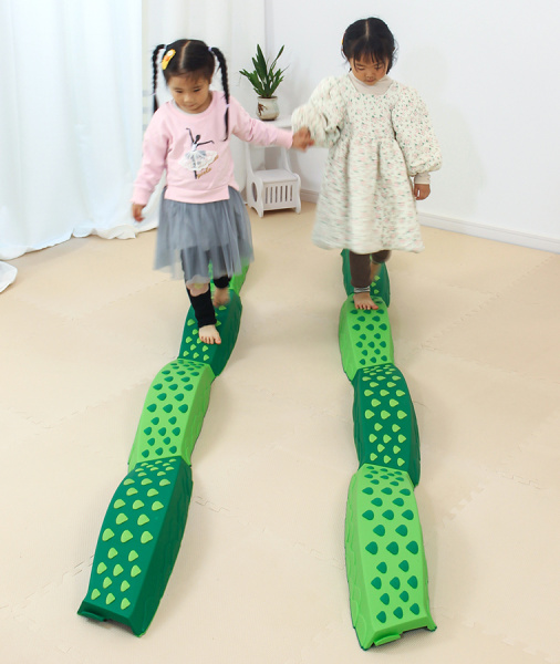 Тактильная дорожка зеленая, 8 элементов BAONILE